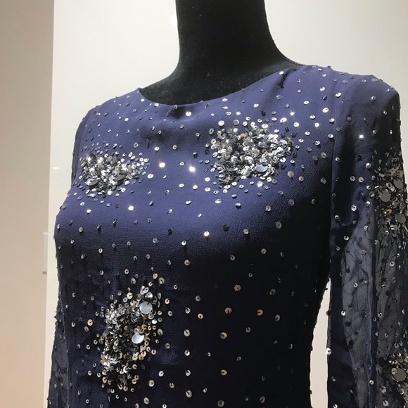 💥SALE💥Bagley Mischka Sequined Blouse - Picture 2 of 6